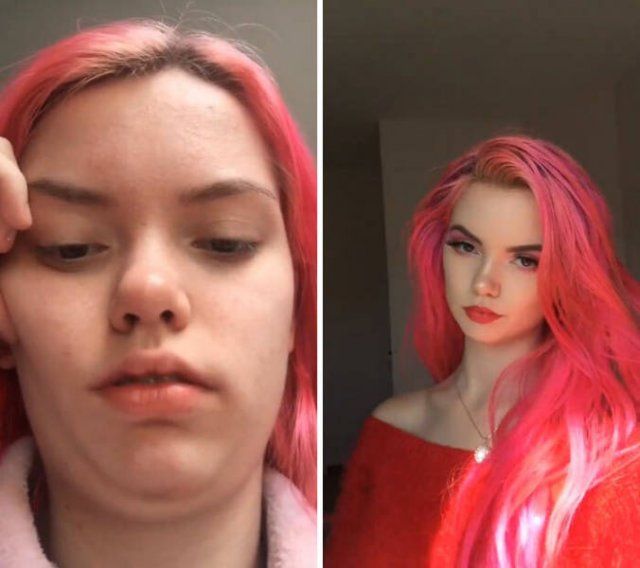 Funny Photos With And Without Filtres (29 pics)