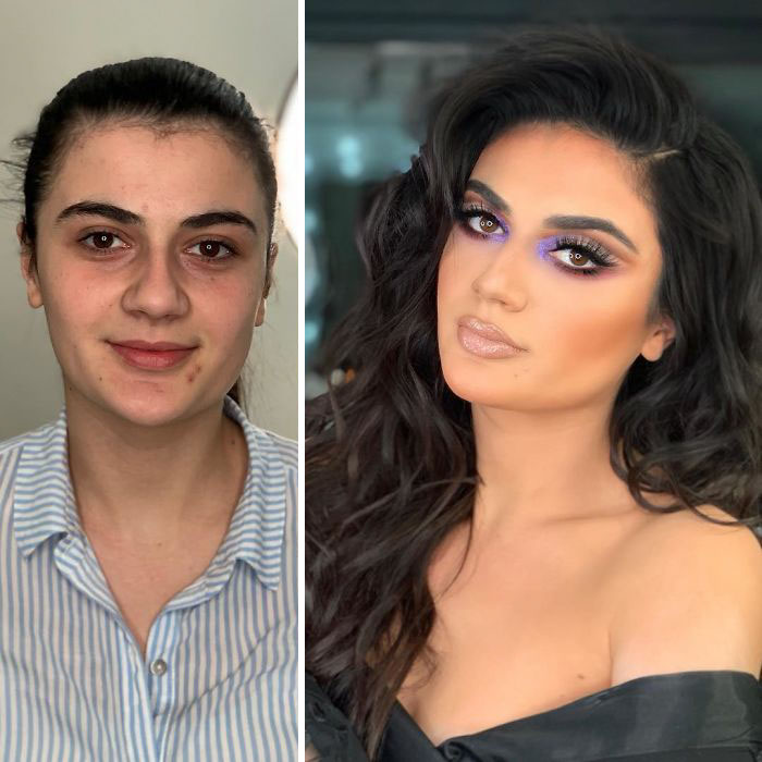 Women With And Without Makeup (23 pics)