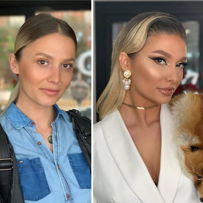 Women With And Without Makeup (23 pics)