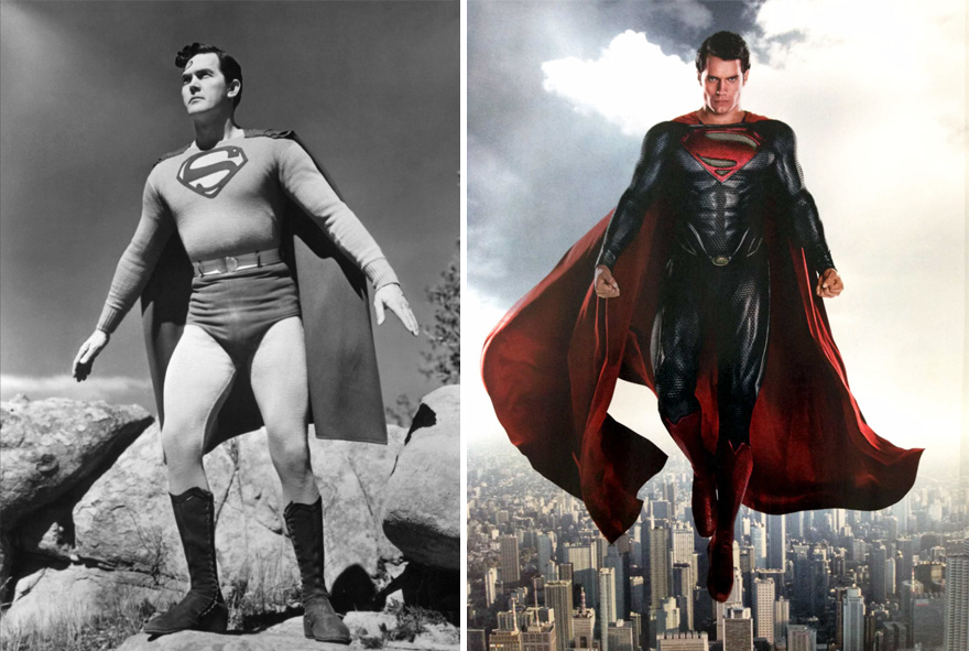 Famous Superheroes In The Past (17 pics)