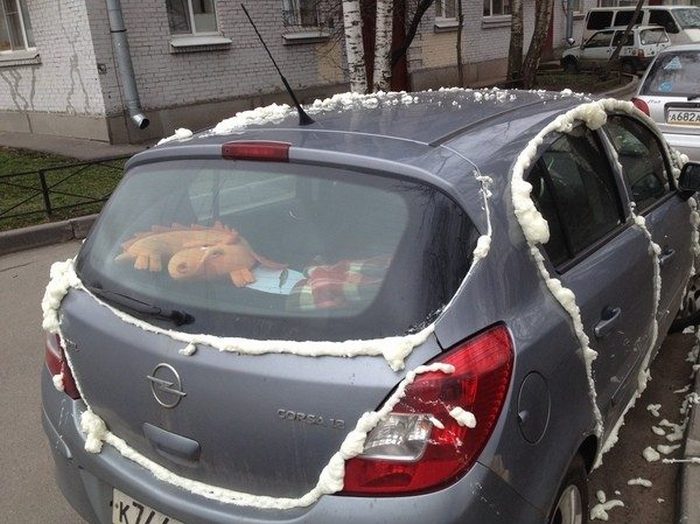 Revenge For Wrong Parking (17 pics)