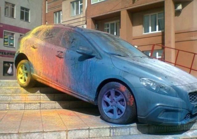 Revenge For Wrong Parking (17 pics)