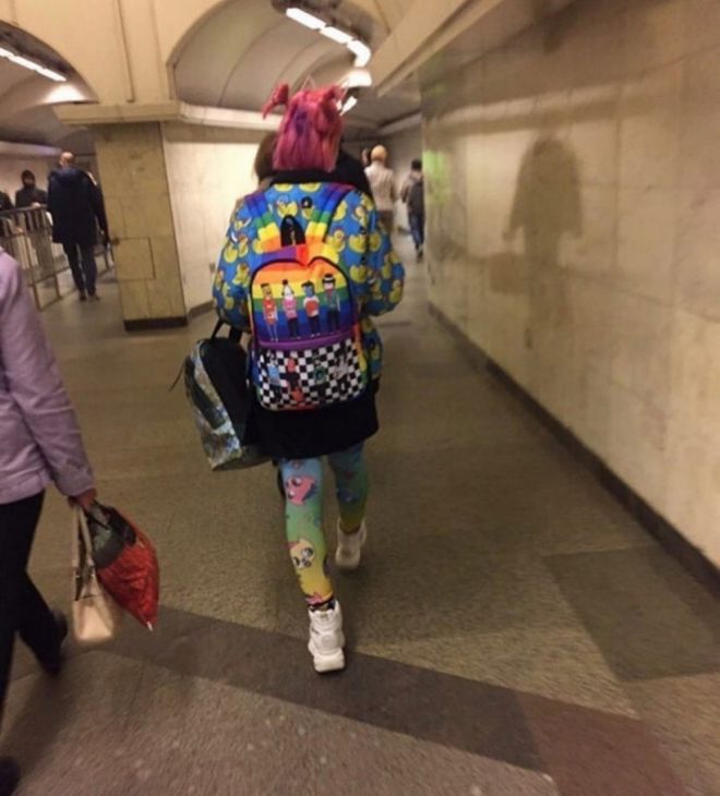 Strange People In The Subway (20 pics)