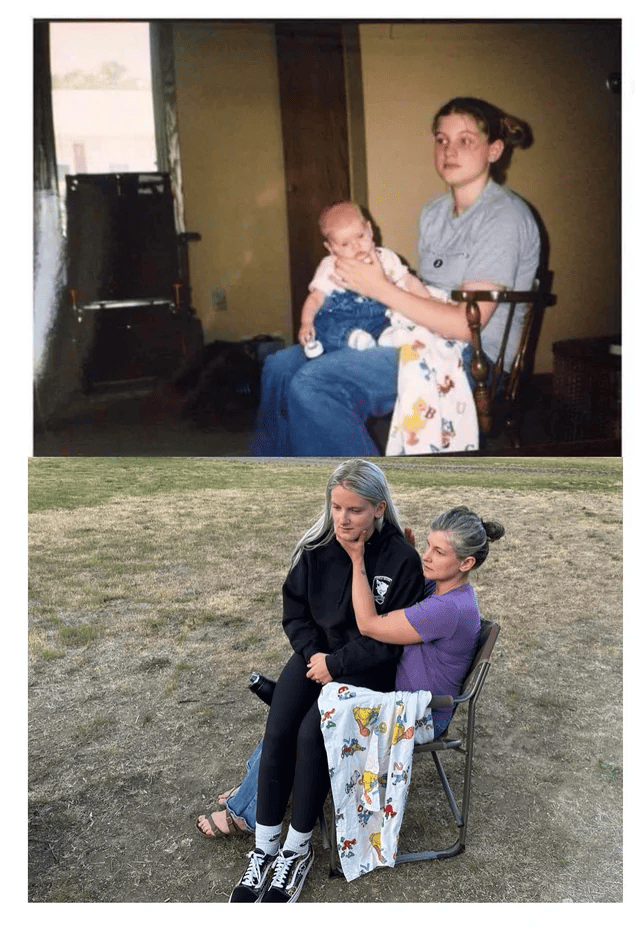People Repeat Their Old Photos (16 pics)
