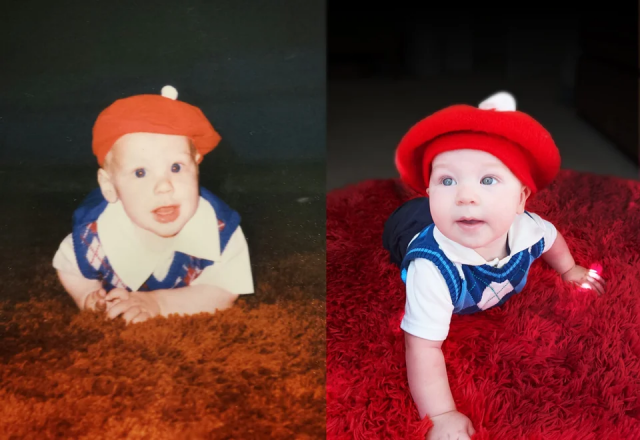 People Repeat Their Old Photos (16 pics)