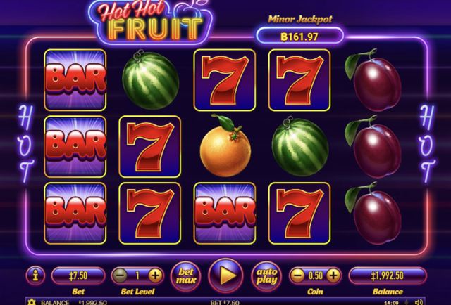 Hot Hot Fruit: technological slot and game rules