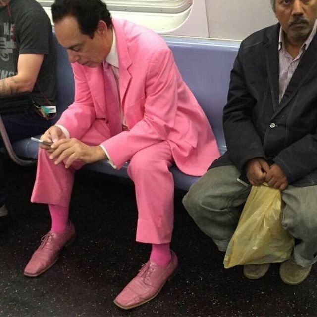 Strange People In The Subway (32 pics)