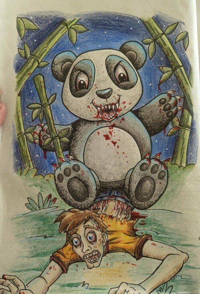 Adults People Against Children's Coloring Books (24 pics)