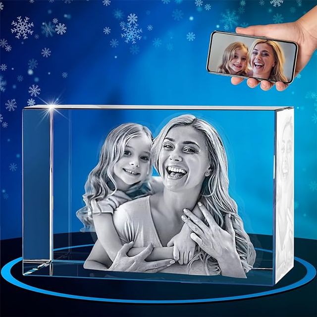 Photo Inside 3D Crystal for Gifts