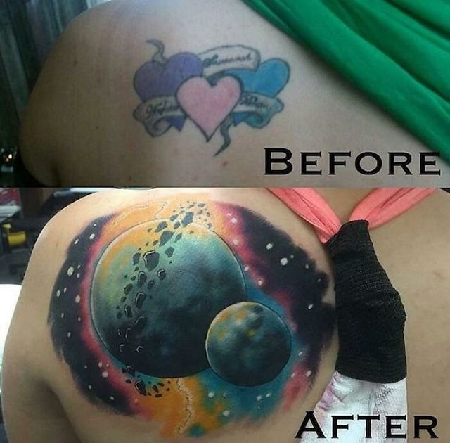 Excellent Tattoo Cover-Up (22 pics)