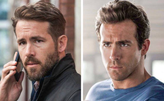 Famous Men With And Without Beards (17 pics)