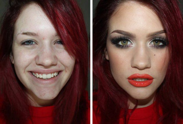 Women Demonstrating The Power Of Makeup (15 pics)