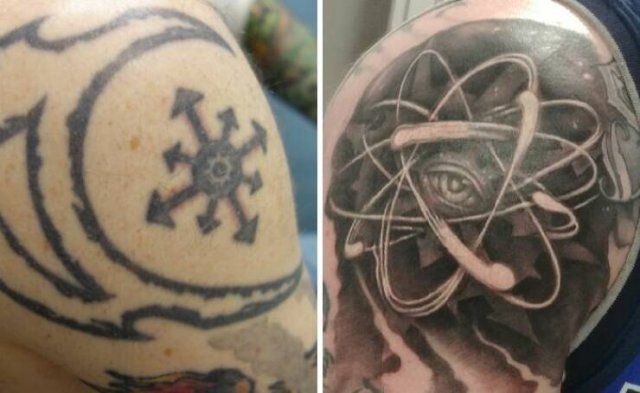 Cool Tattoo Cover-Ups (22 pics)