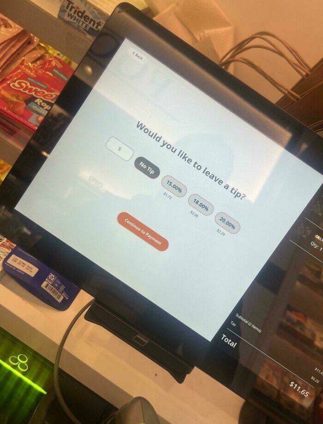 People Against Tipping (20 pics)