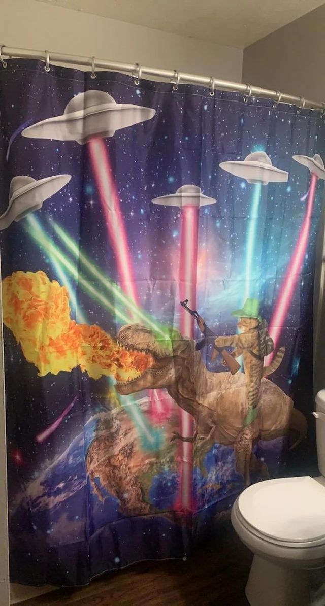 Cool And Funny Shower Curtains (22 pics)