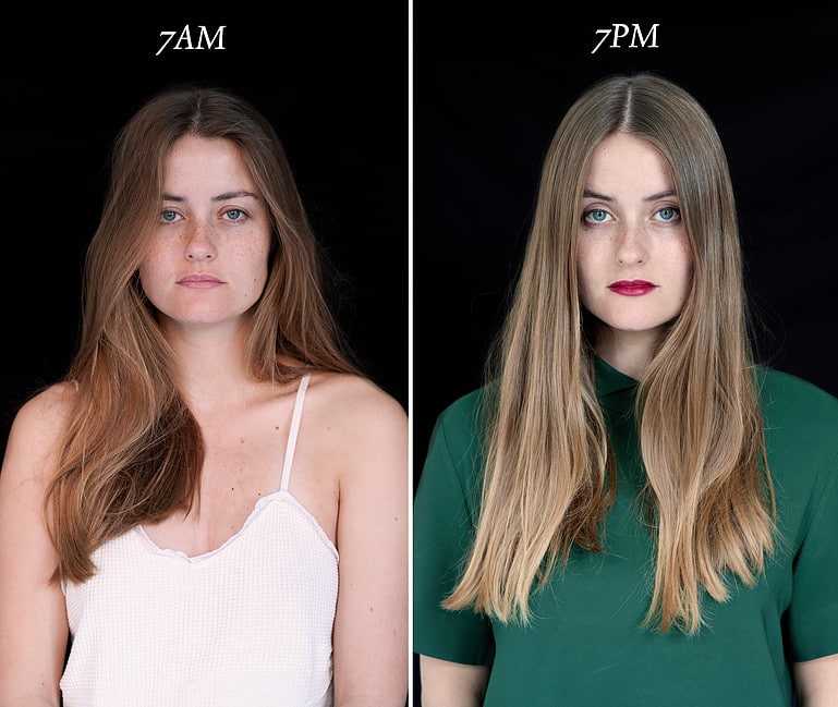 Unusual Comparison: How People Look In The Morning And Evening (20 pics)