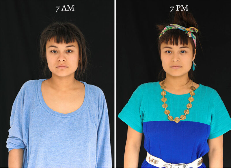 Unusual Comparison: How People Look In The Morning And Evening (20 pics)