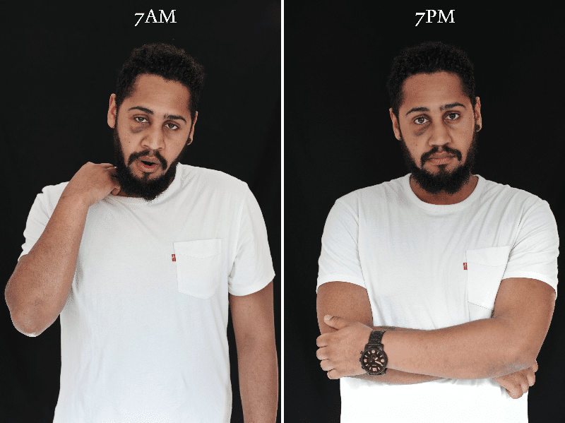 Unusual Comparison: How People Look In The Morning And Evening (20 pics)