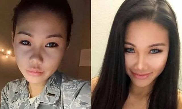 Girls With And Without Uniform (52 pics)
