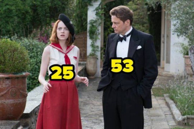 The Real Age Difference Between Famous Movie Couples (47 pics)