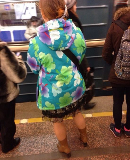 Strange People In The Subway (20 pics)