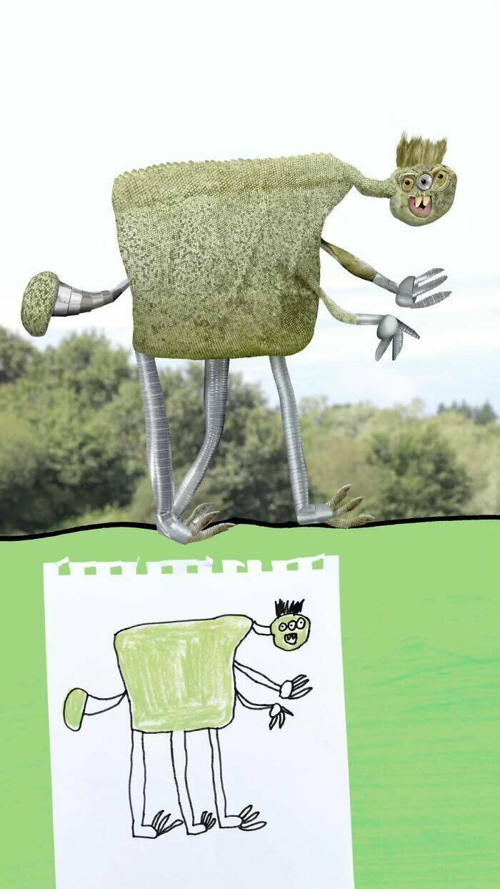 Childrens Drawings Brought To Reality (20 pics)