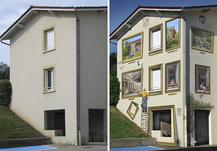 Beautiful Drawings On Houses (19 pics)