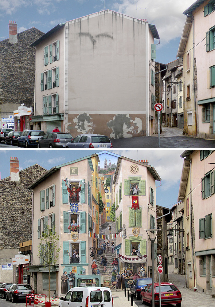 Beautiful Drawings On Houses (19 pics)