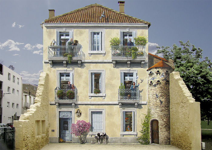Beautiful Drawings On Houses (19 pics)