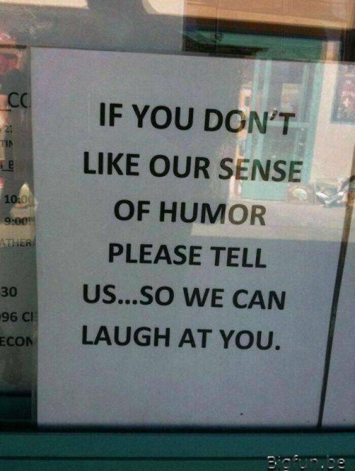 Hilarious Signs (20 pics)
