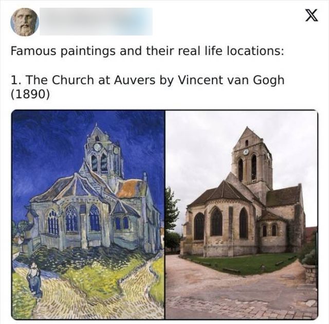 Real Locations Of Famous Paintings (15 pics)