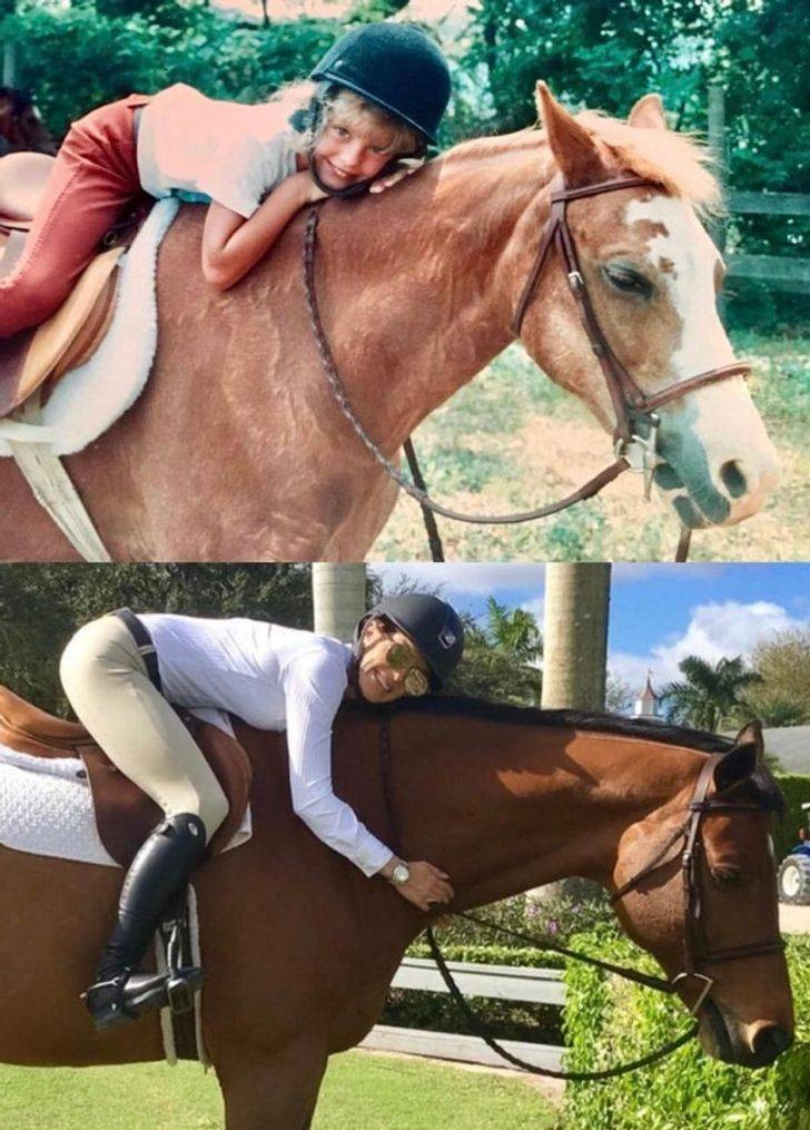 People Repeat Their Photos From The Past (15 pics)