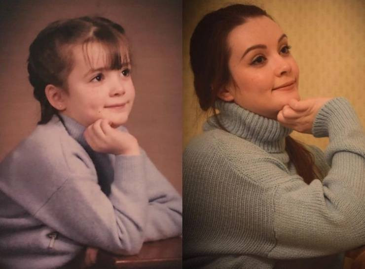 People Repeat Their Photos From The Past (15 pics)