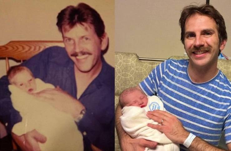People Repeat Their Photos From The Past (15 pics)