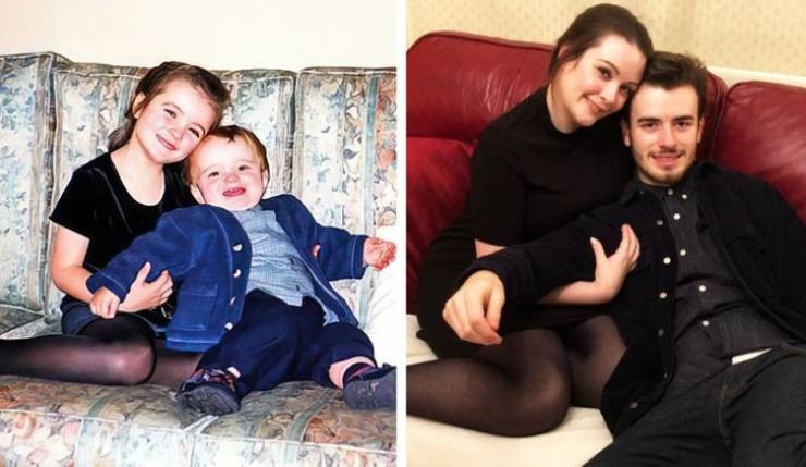 People Repeat Their Photos From The Past (15 pics)