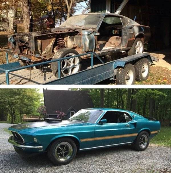 Restoration Of Old Cars (17 pics)