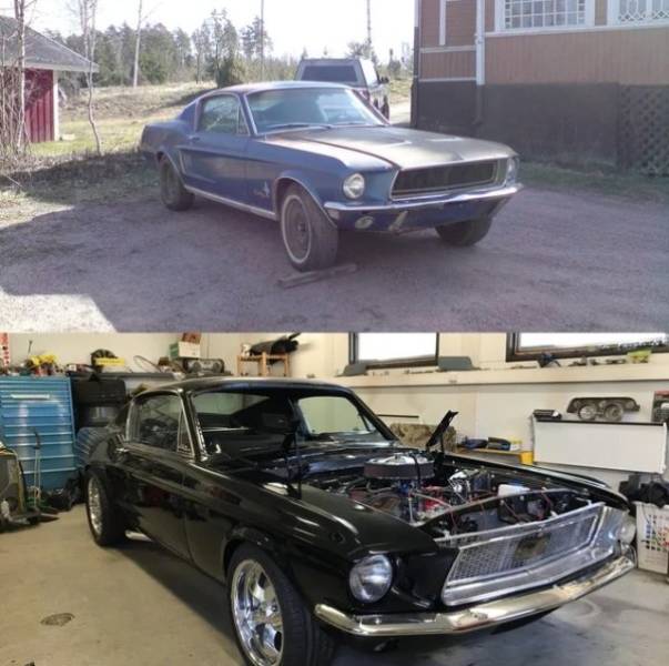 Restoration Of Old Cars (17 pics)