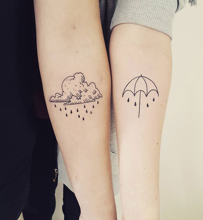 Unusual Couple Tattoos (21 pics)