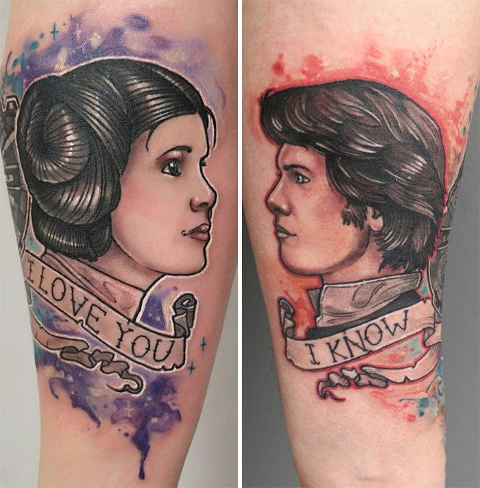 Unusual Couple Tattoos (21 pics)