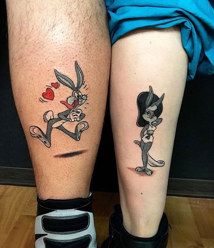 Unusual Couple Tattoos (21 pics)