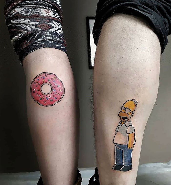 Unusual Couple Tattoos (21 pics)