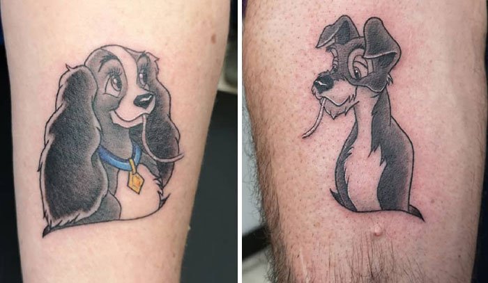 Unusual Couple Tattoos (21 pics)