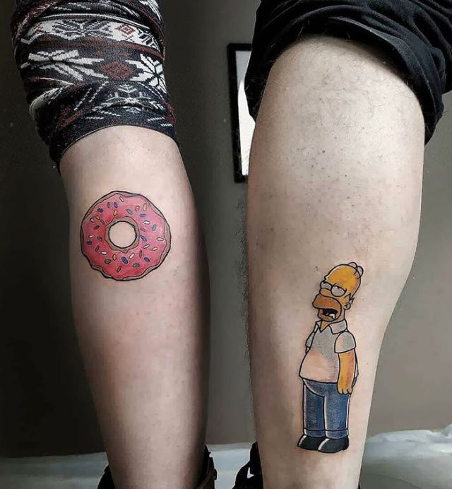 Unusual Couple Tattoos (21 pics)