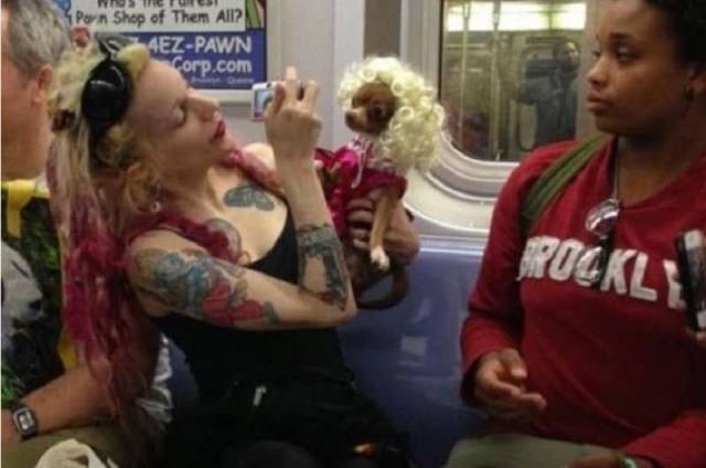 Strange People On Public Transport (23 pics)