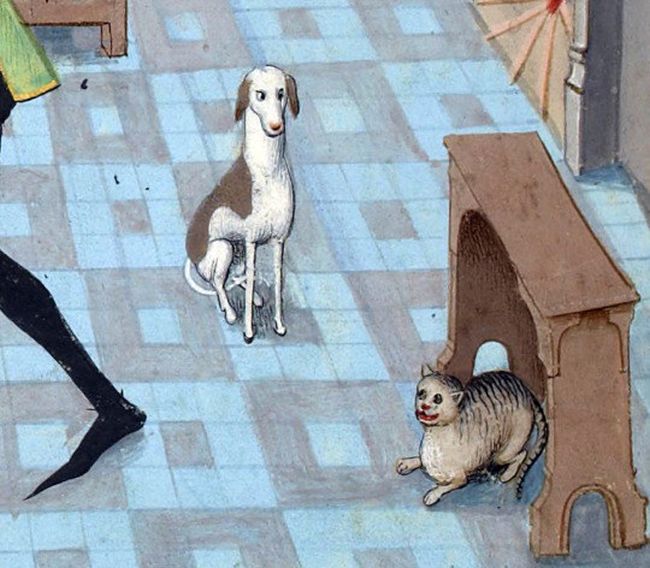 In The Middle Ages They Didn't Know How To Draw Cats (20 pics)