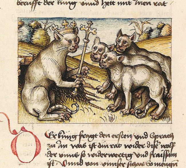 In The Middle Ages They Didn't Know How To Draw Cats (20 pics)