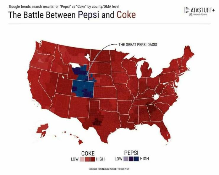 Fascinating Maps And Data (21 pics)