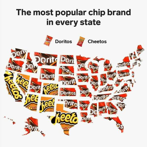 Fascinating Maps And Data (21 pics)