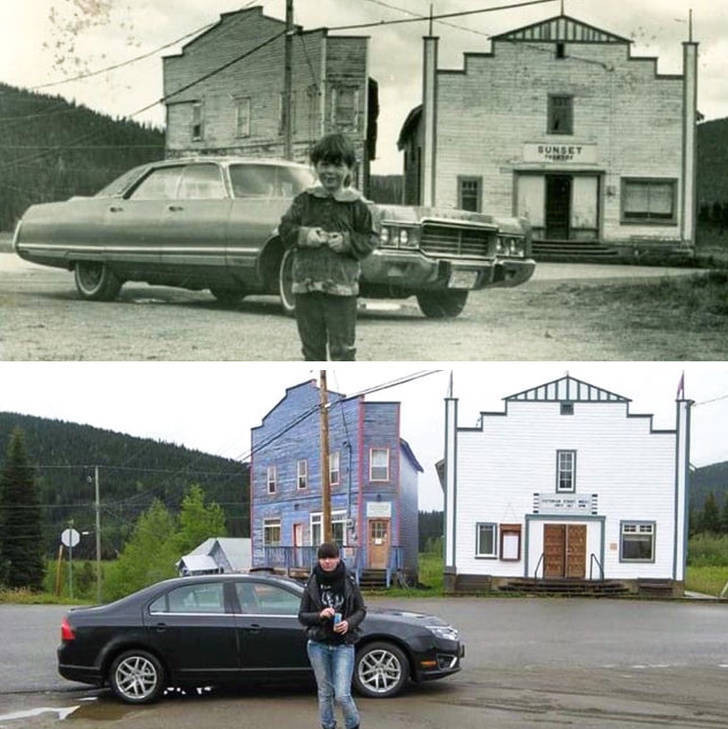 People Repeat Their Photos From The Past (21 pics)