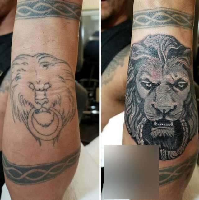 Cool Tattoo Cover Up (25 pics)